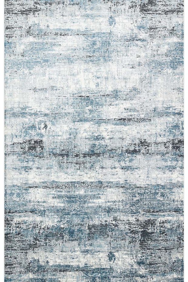 שטיח אבסטרקט כחול