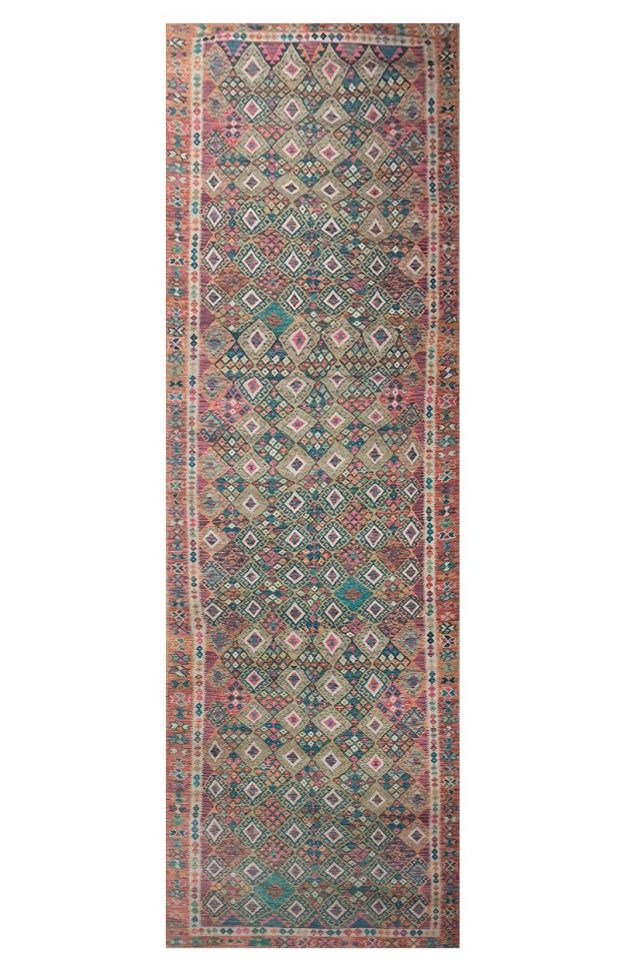 שטיח מסדרון בסגנון וינטג׳ צבעוני