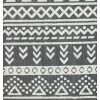 שטיח מרוקאי שחור לבן