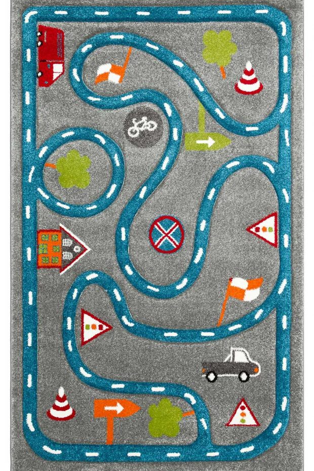 שטיח כבישים אפור