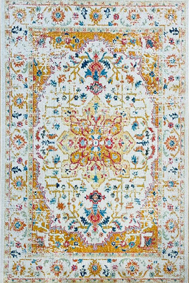 שטיח קלאסי צהוב