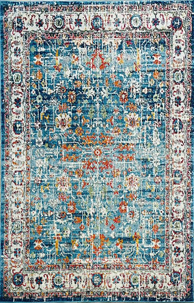 שטיח קלאסי וינטג' כחול