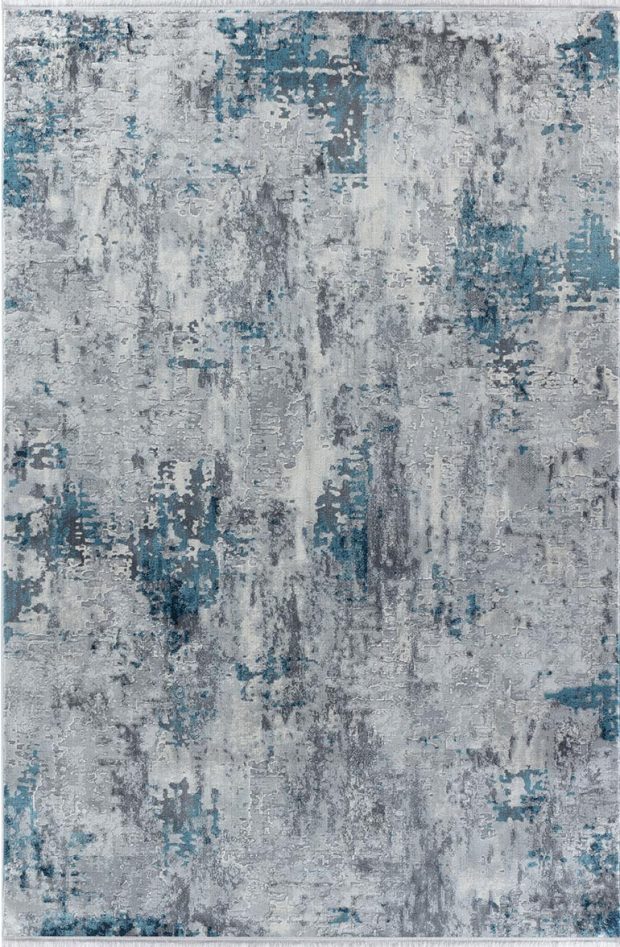 שטיח מודרני אפור כחול 5754
