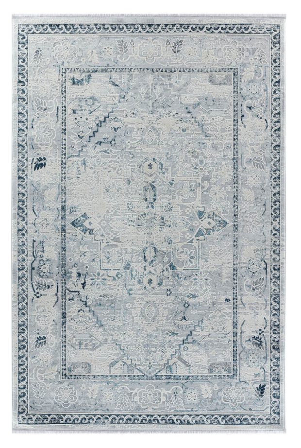 שטיח מודרני קלאסי כחול אפור 5758