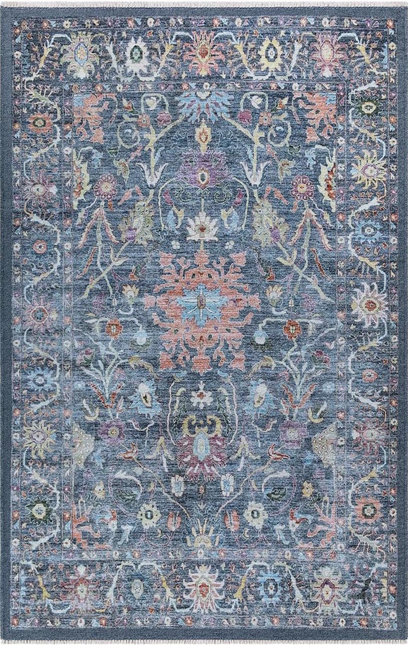 שטיח וינטג' כחול ספיר