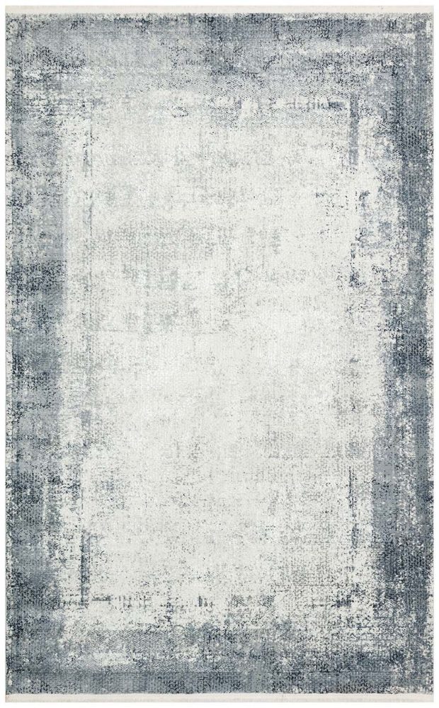שטיח מודרני מסגרת אפור