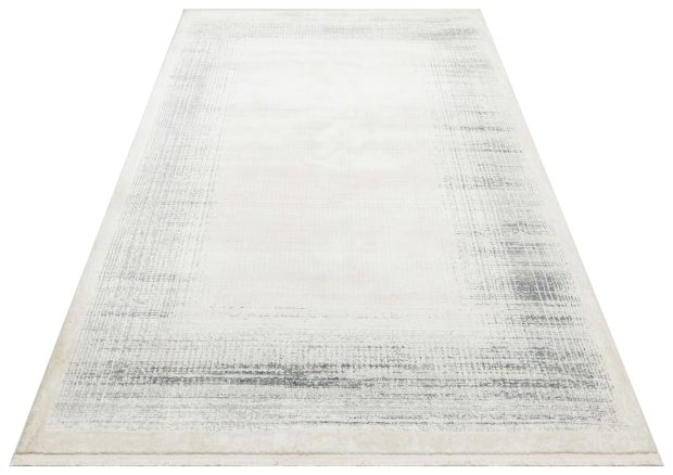 שטיח מודרני מסגרת אפור בהיר רצפה