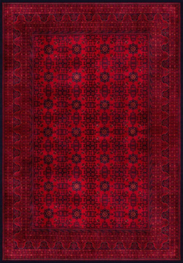 שטיח אפגאני אדום