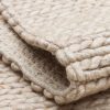 שטיח לולאות צמות צמר טבעי
