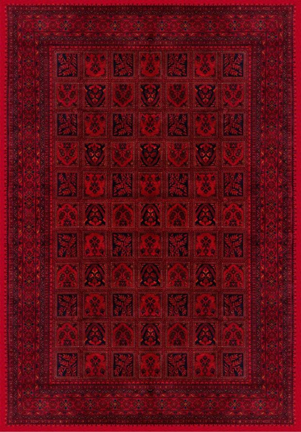 שטיח אפגאני אדום