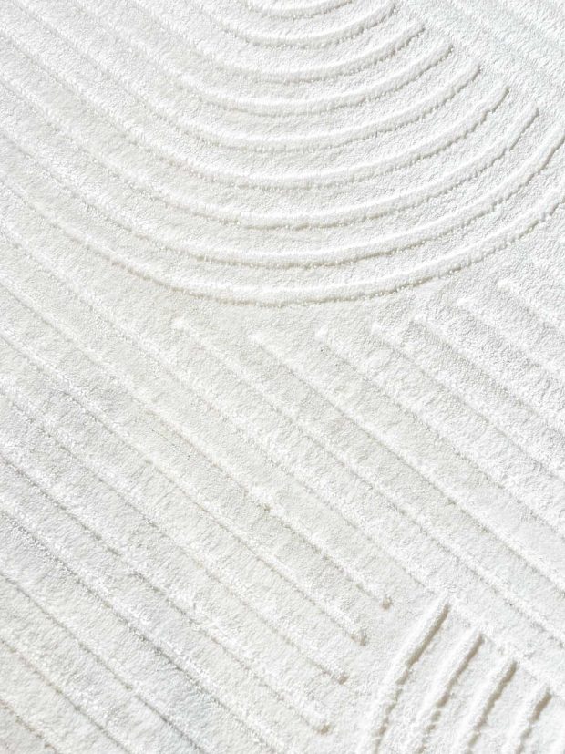 שטיח לבן קרם