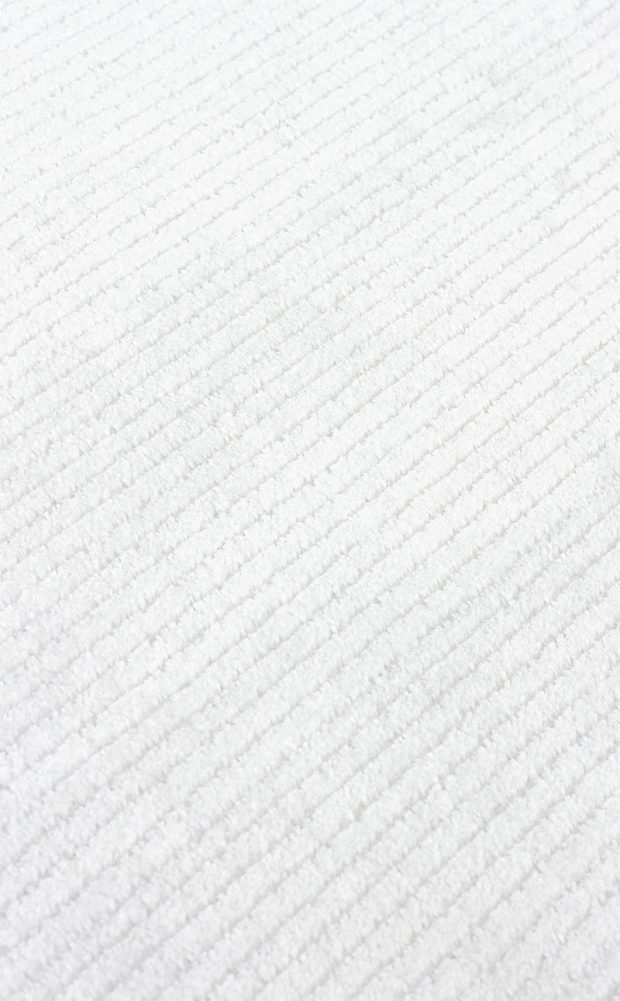 שטיח מודרני חלק אפור בהיר מסגרת