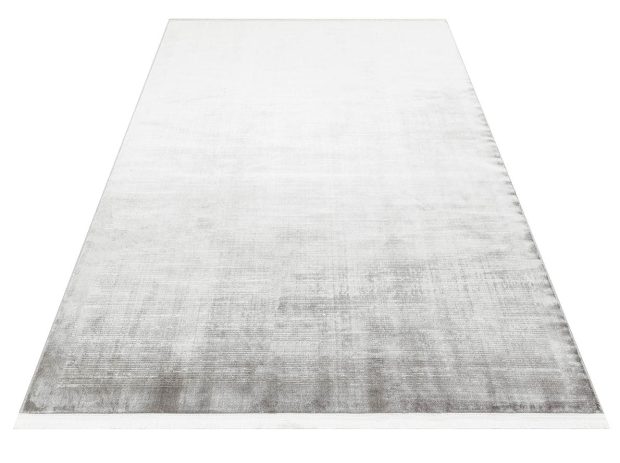 שטיח מודרני חלק מסגרת אפור כהה