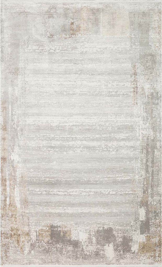 שטיח מודרני אפור בז'