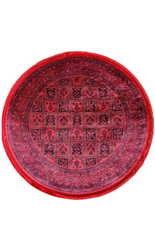 שטיח עגול בדוגמא אפגנית 720-00