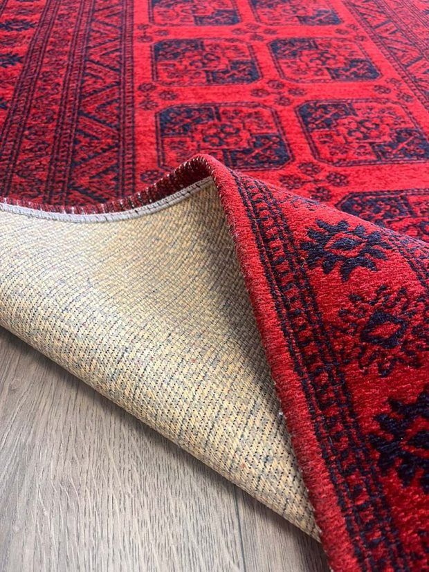 BHR 01 - שטיח מסדרון אפגני אדום