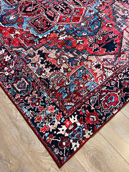 שטיח קשמיר וינטג' אדום קלאסי