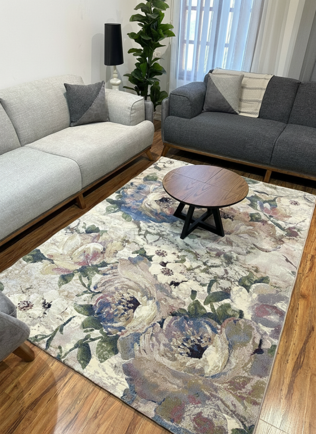 שטיח פרחוני