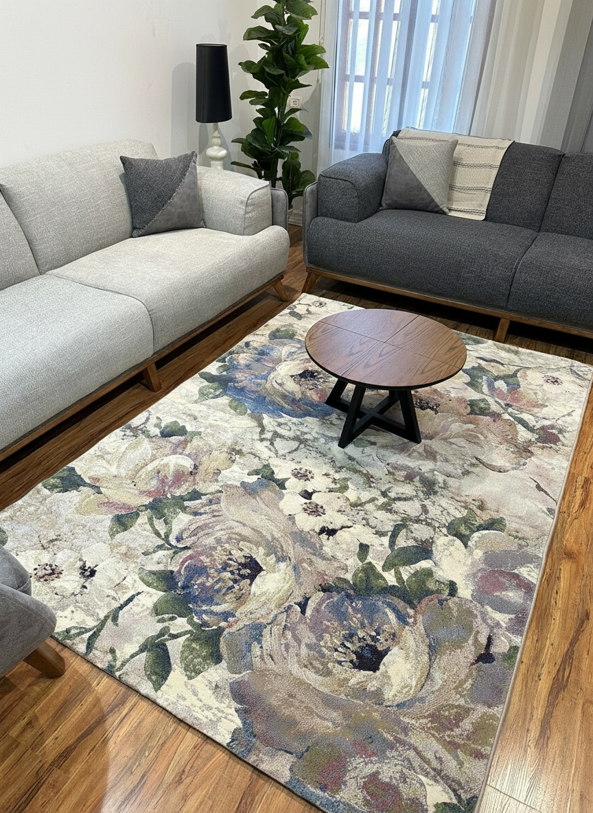 שטיח פרחוני