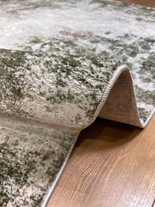 שטיח מודרני ירוק אפור