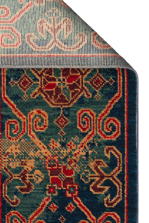 שטיח אתני צמר אדום