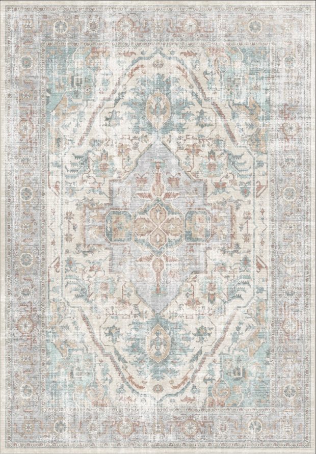 שטיח וינטג' ווש מדליון