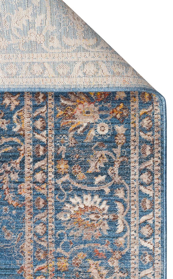 שטיח מדליון כחול