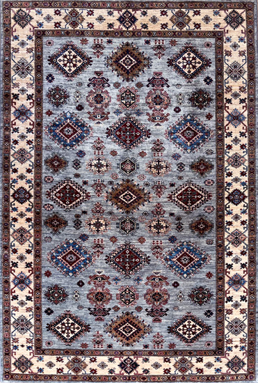 שטיח סופר קזאק KAZAK עבודת יד 379816