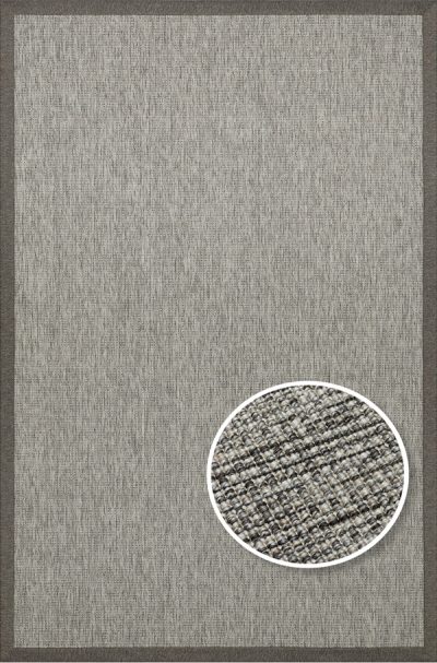 שטיח ונטורה עם מסגרת VENTURA 2705 GREY