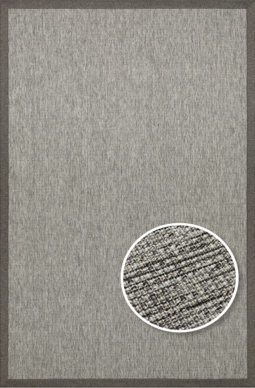 שטיח ונטורה עם מסגרת VENTURA 2705 GREY
