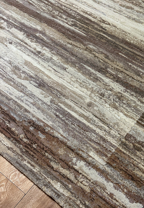 שטיח בלגי מסגרת חום