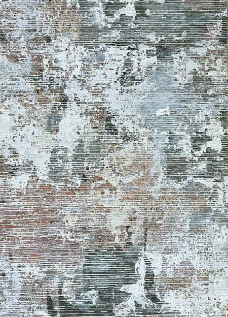 שטיח בלגי אבטרקטי מריחות צבע