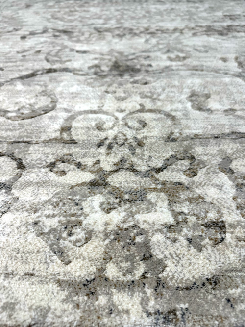 שטיח בלגי אפור דוגמה קלאסית