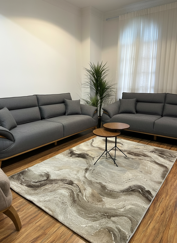 שטיח מודרני גלים