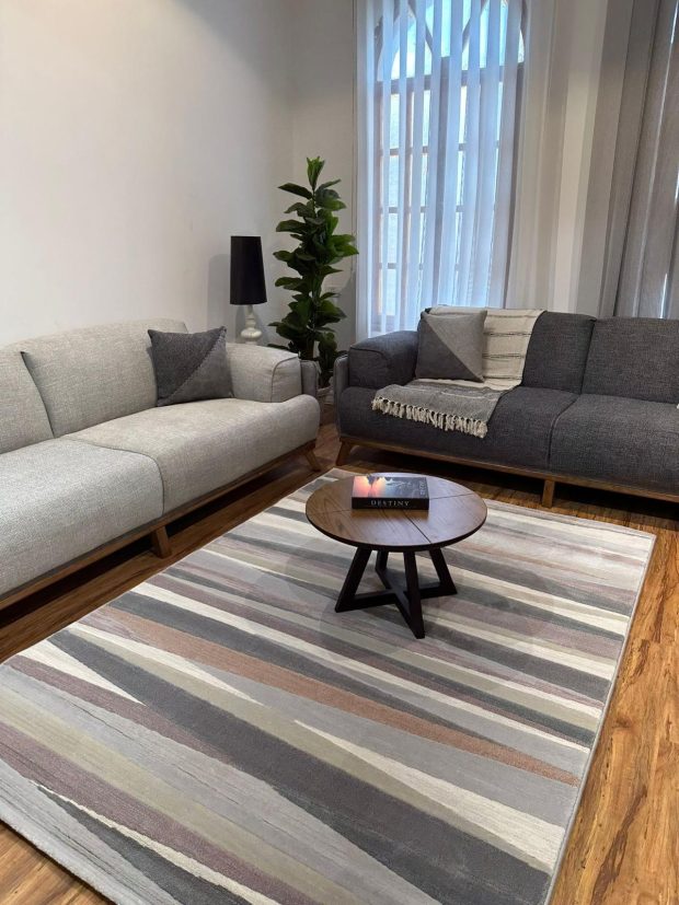 שטיח בלגי קווים