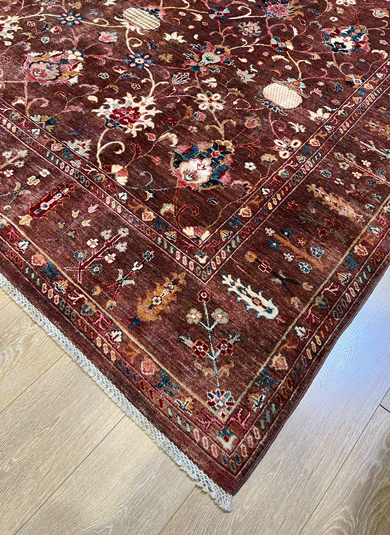 שטיח עבודת יד גוון חום אדמה