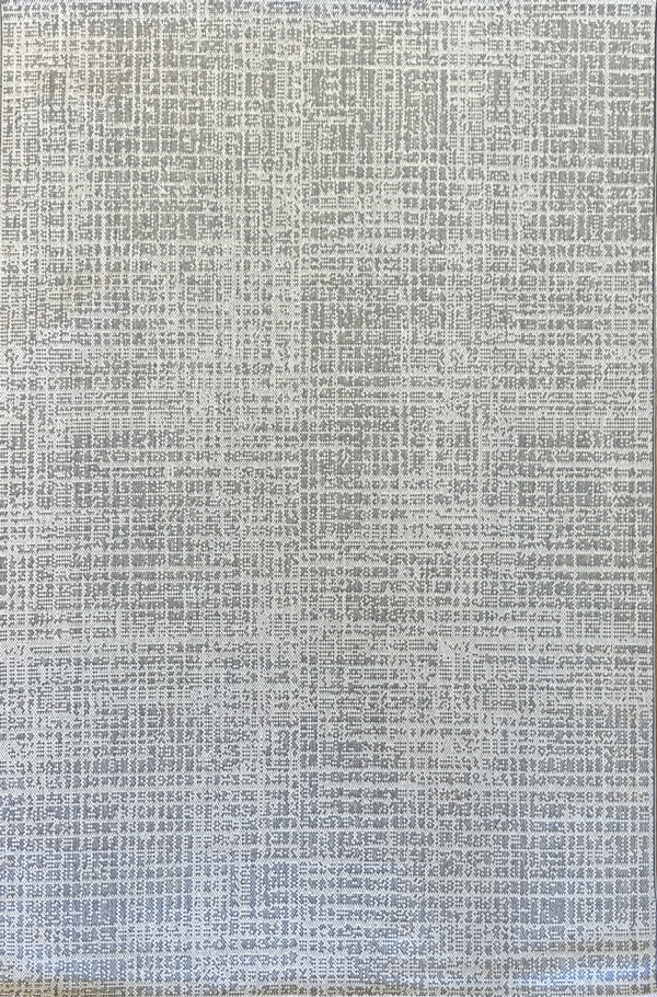 שטיח לולאות אפור לבן