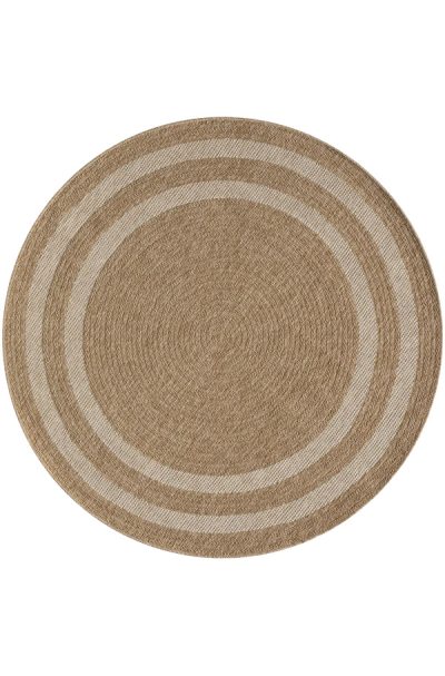 שטיח עגול INDIA דמוי חבל דגם 668 Outdoor/Indoor