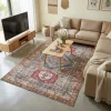 שטיח וינטג' קזאק 5191-01, Scandi Neutrals, lifestyle props, Soft Window Light.
