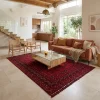 שטיח בוכרי BHR 02 עבודת מכונה, Earthy Organic, lifestyle props, Dreamy Morning Glow.