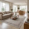 שטיח אליסטה 201 LAVENDER, Scandi Neutrals, Soft Window Light, lifestyle props.