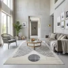 שטיח אלמנט 3005 SALE, Contemporary Israeli-style living room with high ceilings, Contemporary Israeli Eclectic Boho Real E...