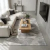 שטיח בלגי דגם בריסל 04, Designed living room in a modern villa in the Sharon region, Israel, Industrial Grey, lifestyle pr...