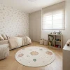 שטיח פיקולי 02, Israeli Children's Bedroom, Scandi Neutrals, lifestyle props, Soft Window Light.