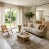 שטיח וינטג' 2089-01, Scandi Neutrals, lifestyle props, Soft Window Light.