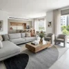 שטיח אלמנט 3003 SALE, lifestyle props, Refined Contemporary Israeli Aesthetic, Dreamy Morning Glow.