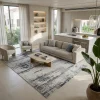 שטיח מודרני 434-02, Curated Artisanal Modern, Soft Mediterranean afternoon daylight, lifestyle props.