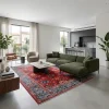 שטיח וינטג' אדום 5355, Open-plan, Central Israeli apartment, Complimentary (Adaptive), lifestyle props, Contemporary Israe...
